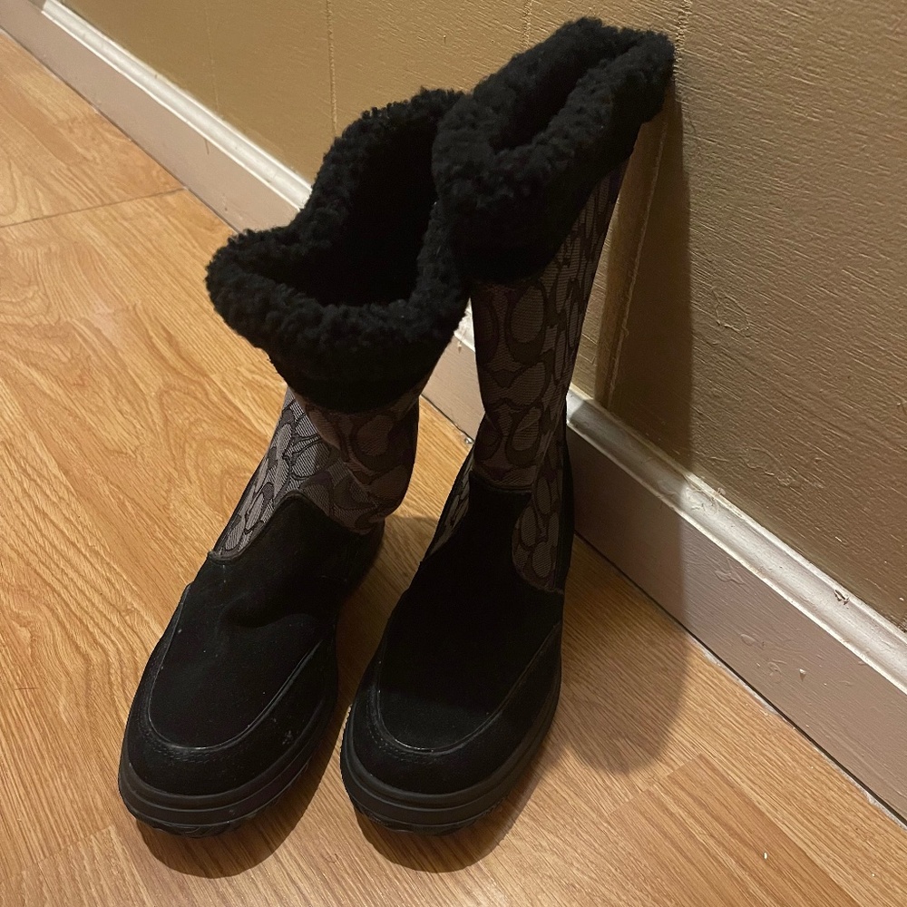 Coach winter boots..